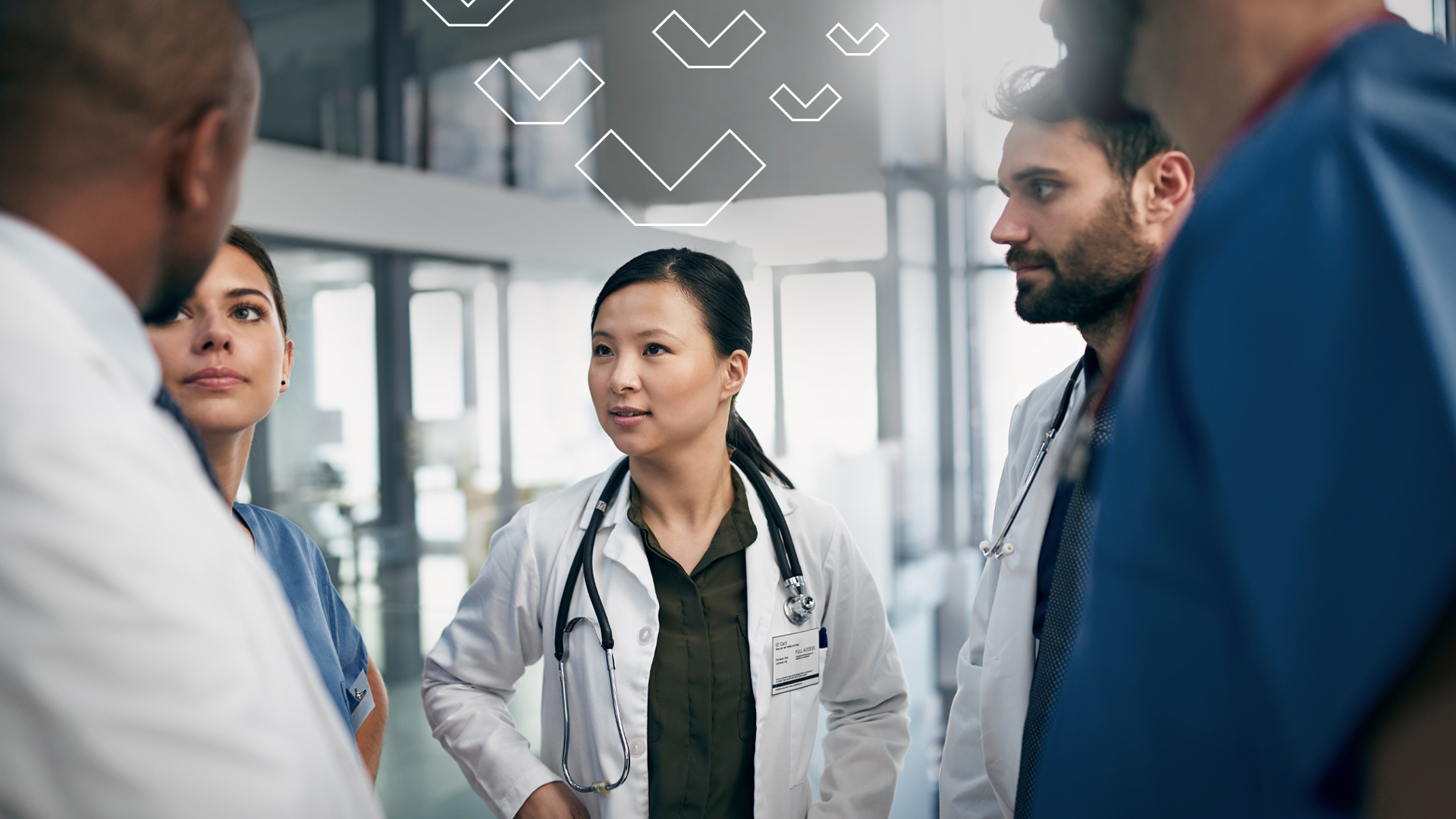 Group of physicians gathered