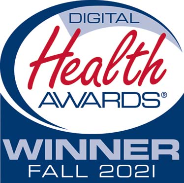 Digital Health Awards winner 2021 badge